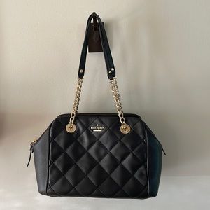 Kate Spade Emerson Place Dewey black quilted bag